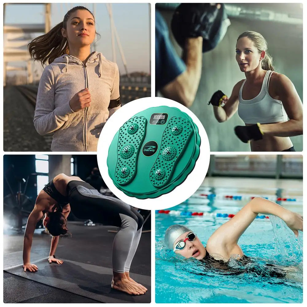 Twist Disc Twisting Disc Exercise Body Shaping Boards LCD Core Twist Boar Waist Turntable Hip Trainer Belly Exercise Equipment